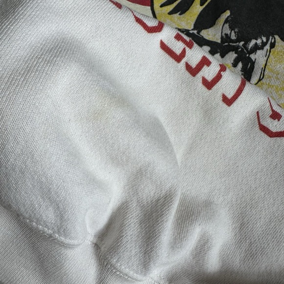 Vintage 90s Desert Storm Sweatshirt Support Our Troops Crewneck USA Patriotic L - Picture 6 of 10